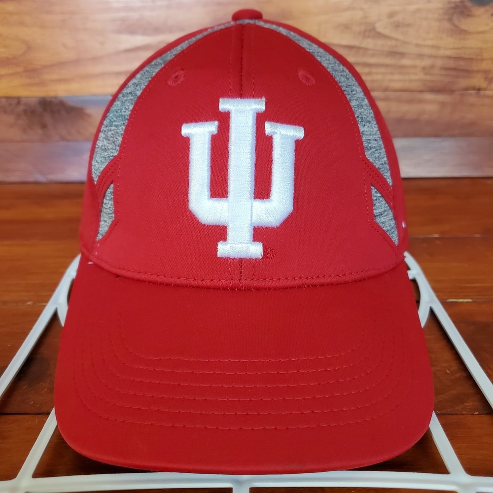Indiana Hoosiers Hat Cap Men Strapback Crimson Top of the World Football‎